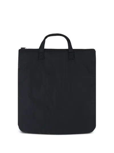 Black Comme Des Garçons Zipped Tote Bag In Black