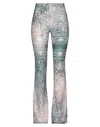 Black Coral Leggings In Green