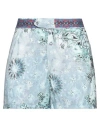Black Coral Woman Shorts & Bermuda Shorts Slate Blue Size 8 Polyester In Blue