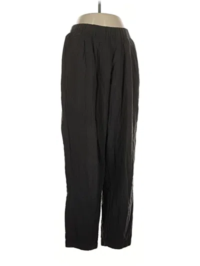 Pre-owned Black Crane Casual Pants In Black