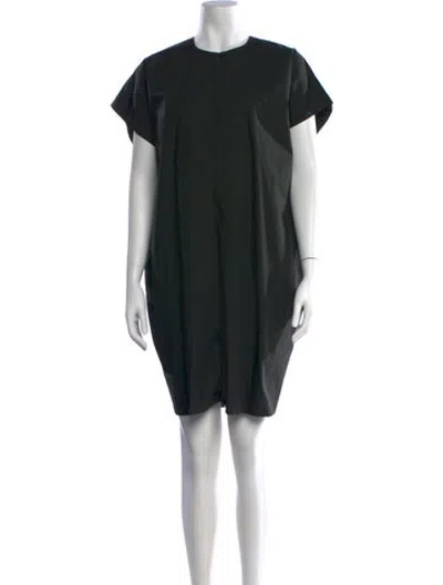 Pre-owned Black Crane Crew Neck Jumpsuit In Black