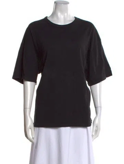 Pre-owned Black Crane Crew Neck Short Sleeve T-shirt W/ Tags In Black