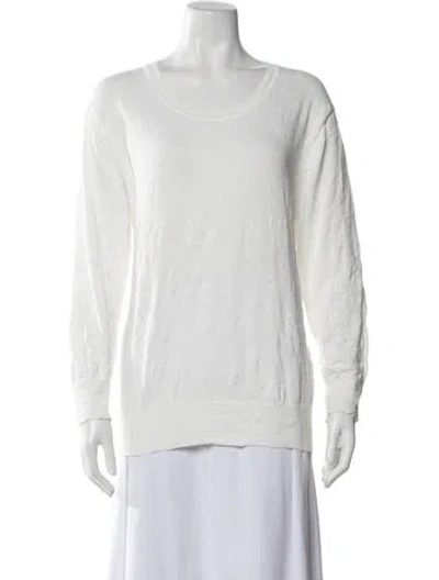 Pre-owned Black Crane Crew Neck Sweater In Neutrals