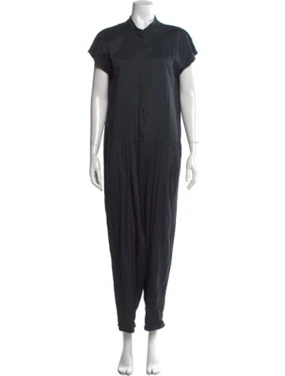 Pre-owned Black Crane Jumpsuit In Black