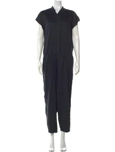Pre-owned Black Crane Jumpsuit In Grey