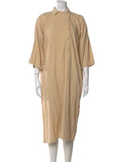 Pre-owned Black Crane Knee-length Dress W/ Tags In Neutral