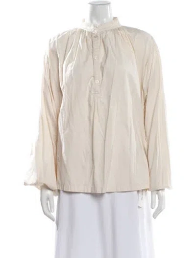 Pre-owned Black Crane Long Sleeve Top In Neutral