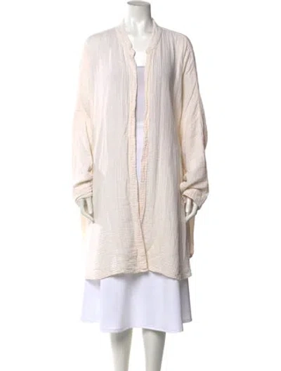 Pre-owned Black Crane Open Front Sweater In Neutral