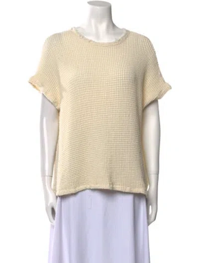 Pre-owned Black Crane Short Sleeve Top In Neutral