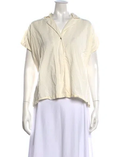 Pre-owned Black Crane Short Sleeve Top In Neutral