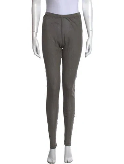 Pre-owned Black Crane Skinny Leg Pants In Grey