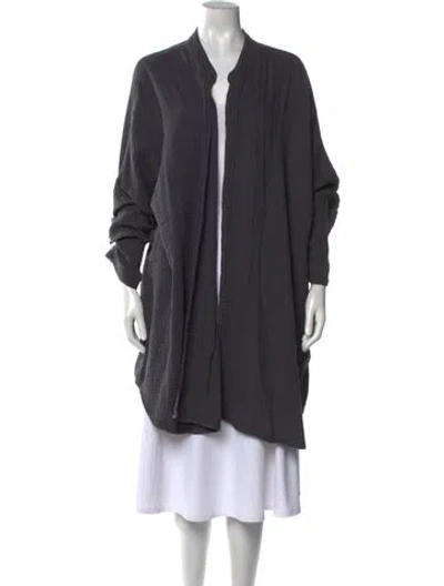 Pre-owned Black Crane V-neck Sweater In Gray