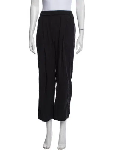 Pre-owned Black Crane Wide Leg Pants In Blue