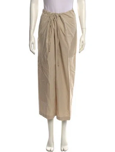 Pre-owned Black Crane Wide Leg Pants In Neutral