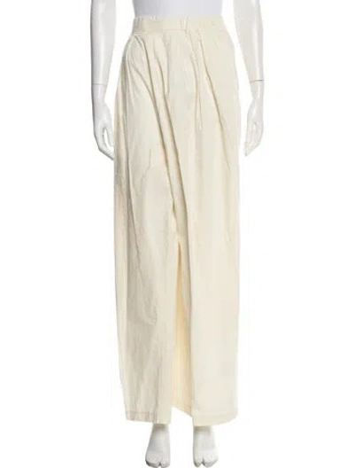 Pre-owned Black Crane Wide Leg Pants In Neutral