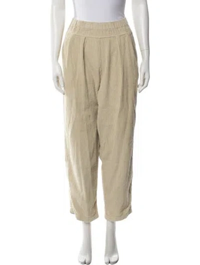 Pre-owned Black Crane Wide Leg Pants In Neutrals