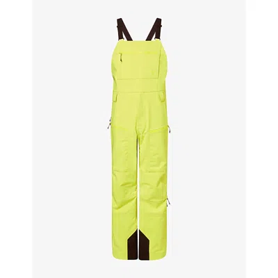 Black Crows Mens Yellow Neon Crista 3l Bib Woven Ski Trousers