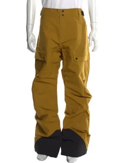 Pre-owned Black Crows Ski Pants W/ Tags In Yellow