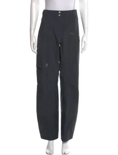 Pre-owned Black Crows Wide Leg Pants In Gray