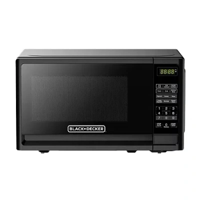 Black+decker 0.7 Cu Ft Counter Microwave In Black
