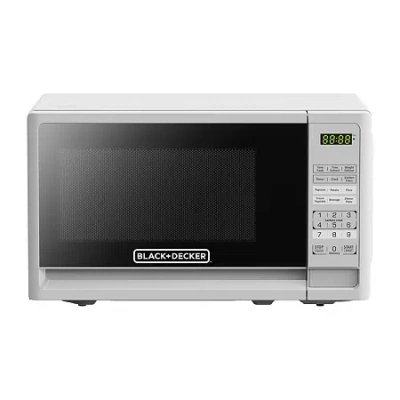 Black+decker 0.7 Cu Ft Counter Microwave In Silver