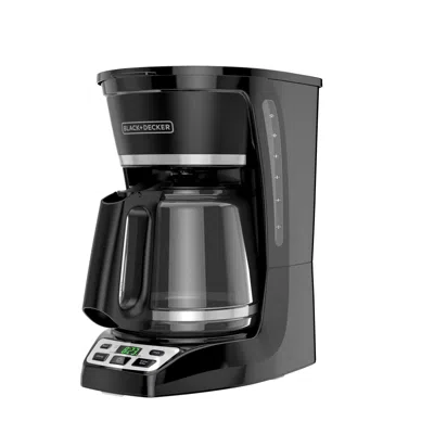 Black+decker 12-cup Drip Coffee Maker With Custom Brew Strength, Black