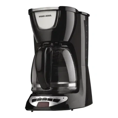 Black+decker 12 Cup Programmable Coffee Maker In Black