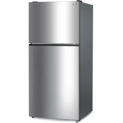 Black+decker 20.1 Cu. Ft. Top Mount Refrigerator With Freezer, 2 Door Refrigerator With Top Freezer And Adjustabl In White
