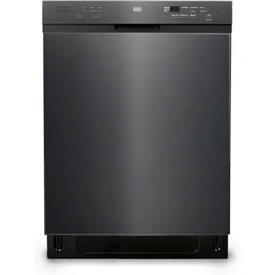 Black+decker 24" Built-in Dishwasher, 12-place Setting Capacity With Stainless Steel Tub, Dish Washer With 6 Wash In White