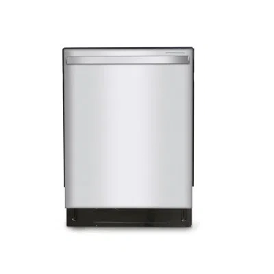 Black+decker 24" Built-in Dishwasher, Designer Series, 12-place Setting Capacity With Stainless Steel Tub, Dish W In Silver