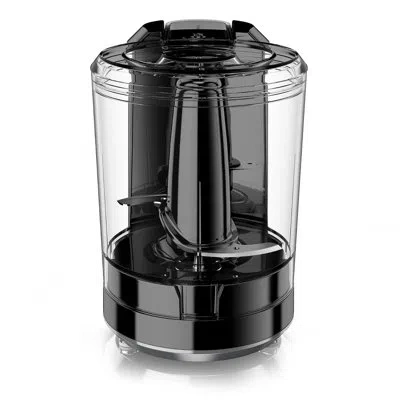 Black+decker 3-cup One-touch Electric Chopper With Lid In Black