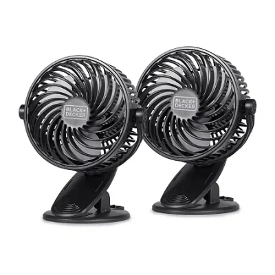Black+decker 4 " Desk Mini Fan In Black