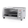 Black+decker Black + Decker 4-slice Convection Toaster Oven In Silver