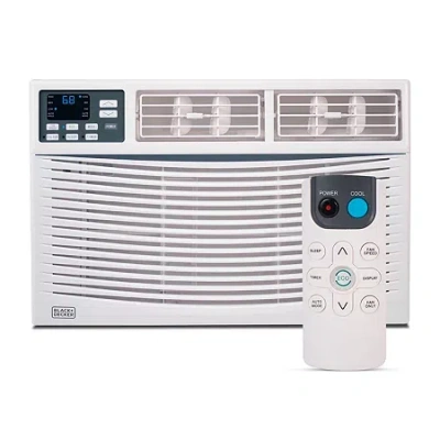 Black+decker 8000 Btu Window Acunit  With Remote Control Cools To 350sq Ft Energy Efficient In White