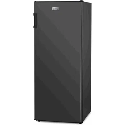 Black+decker 8.5 Cu. Ft. Upright Freezer, Stand Up Freezer With Mechanical Temperature Control, Freezer Upright W In Black