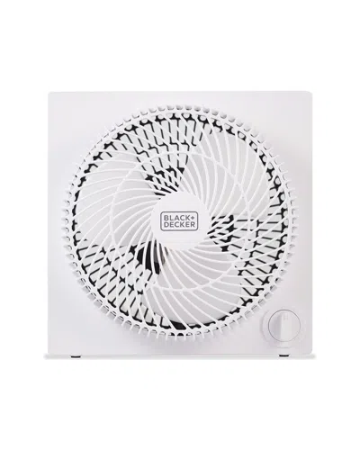 Black+decker 9in Frameless Fan In White