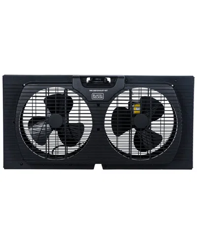 Black+decker 9in Twin Window Fan In Multi