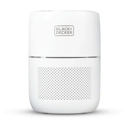 Black+decker Bap Series  Tabletop Air Purifier - 3-stage Filtration System, White