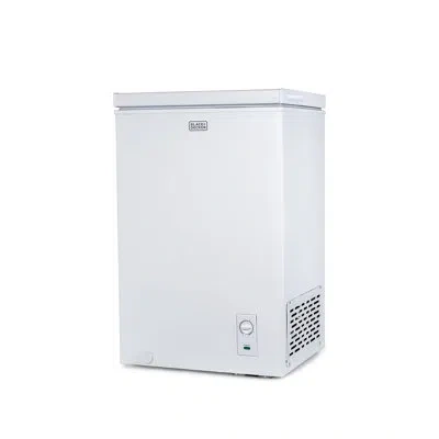 Black+decker Bcfk Series  2.0 Cu. Ft. Compact Chest Freezer, Deep Freezer Holds Up To 70 Lbs. Of Froz In White
