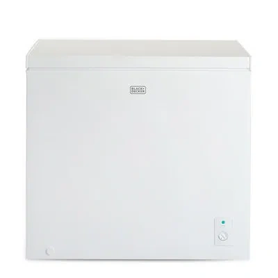 Black+decker Bcfk Series  7.0 Cu. Ft. Chest Freezer, Holds Up To 245 Lbs. Of Frozen Food With Organiz In White