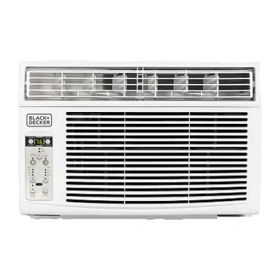 Black+decker Bd08wt6 Window Air Conditioner With Remote 8000 Btu Cools Up To 350sq Ft Energy Efficient In White