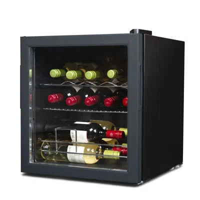 Black+decker Bd6 Series  Wine Fridge 14 Bottles, Freestanding Wine Refrigerator With Compressor Cooli