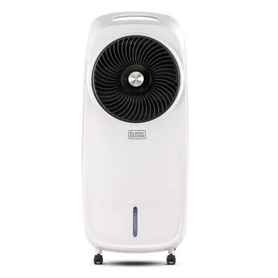 Black+decker Bde Series  Evaporative Air Cooler, Portable Air Cooling Fan With 2-gallon Water Tank In Black;white