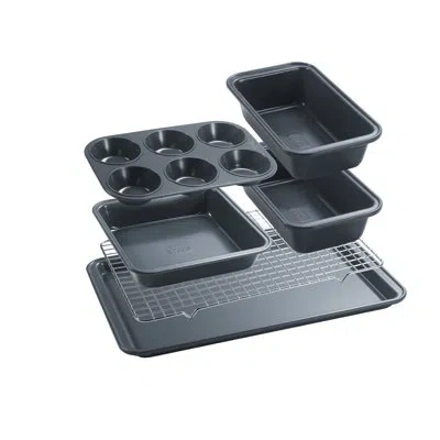 Black+decker Bdk Series  6-piece Carbon Steel Bakeware Set, 0.4mm Carbon Steel Baking Pans Set