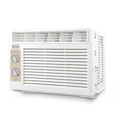 Black+decker Bdwt6 Series  Bd05mwt6 Window Air Conditioner 5000 Btu, Cools Up To 150 Square Feet Whit In White