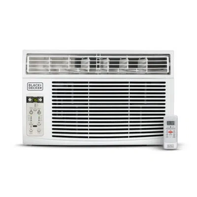 Black+decker Bdwt6 Series  Window Air Conditioner 14300 Btu, Ac Window Unit Cools Up To 700 Square Fe In White