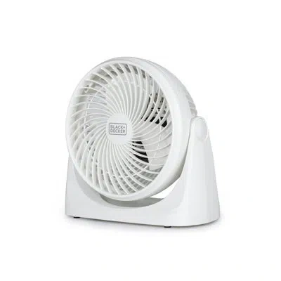 Black+decker Bfp Series  Turbo Desk Fan – Electric Portable 7 Inch Table Fan With Adjustable Tilt, Wh In White