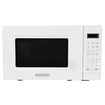 Black+decker Black And Decker 17.3" 0.7 Cu Ft. 700 - Watt Countertop Microwave In White
