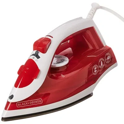 Black+decker Black & Decker Compact Steam Iron, Red