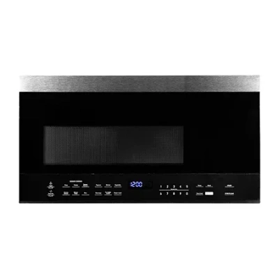 Black+decker Black And Decker Over The Range Microwave In Silver